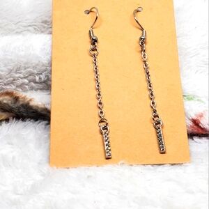 ‼️B2G1 I Initial Earrings, New